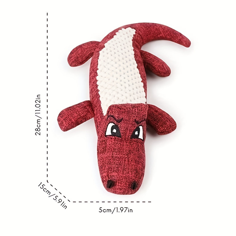Brinquedo para cachorro com design de crocodilo