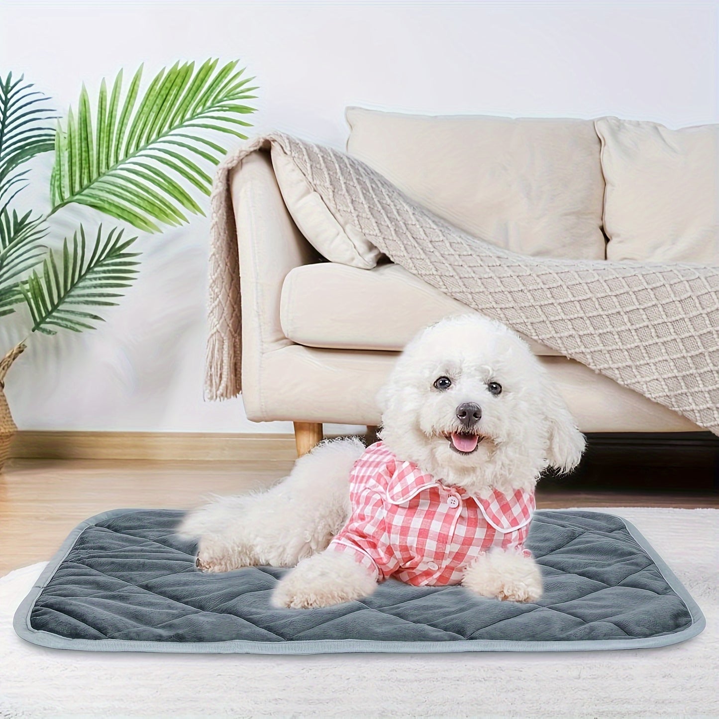 Tapete autoaquecido para animais de estimação – lavável, antiderrapante e ultraconfortável para dias frios!