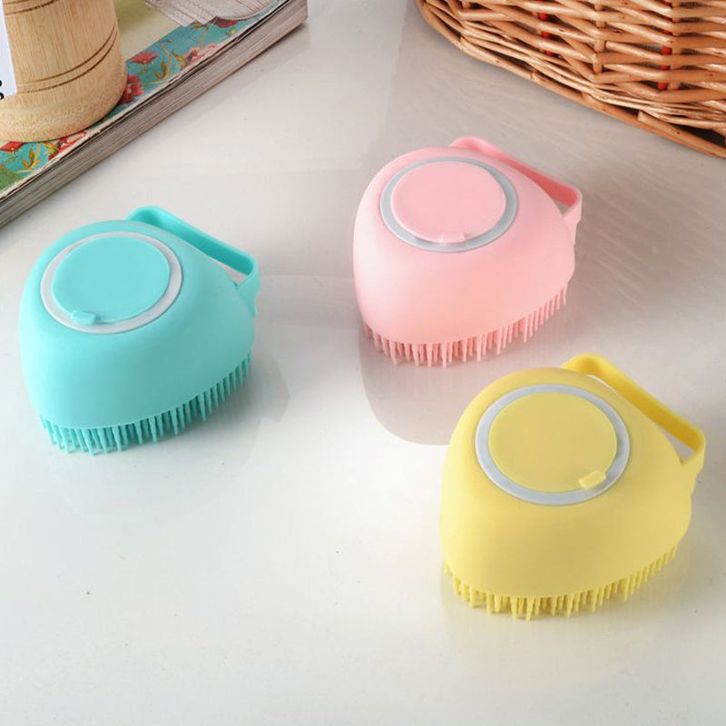 Mime seu animal de estimação com luvas de silicone para massagem no banho - perfeitas para cães e gatos!