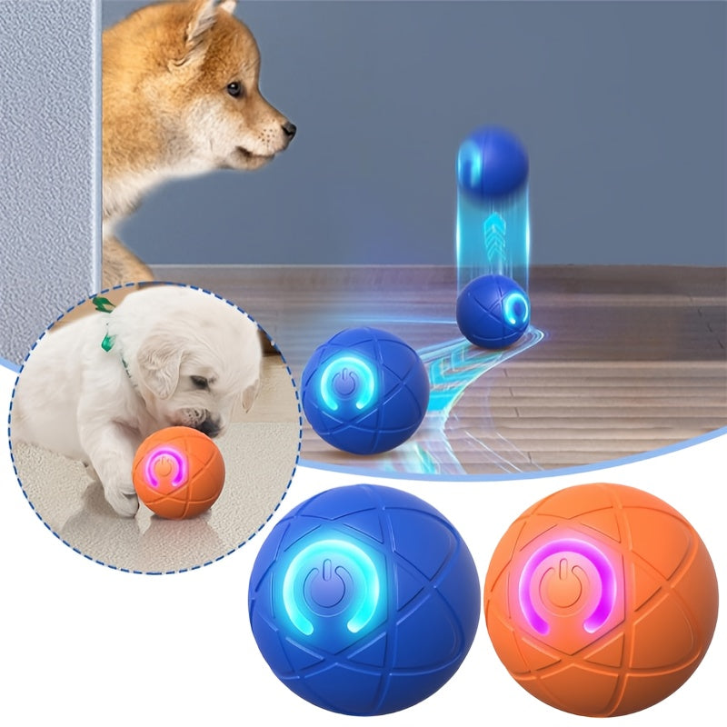 Bola de brinquedo para cães Smart Motion – movimento automático, recarregável via USB e divertida para raças pequenas!
