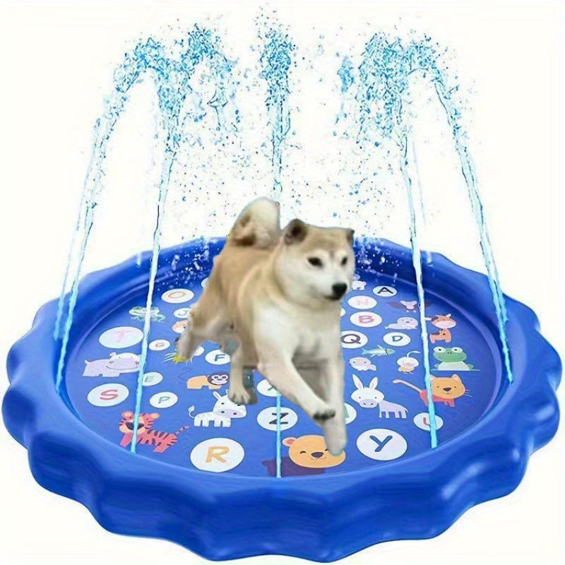 Piscina dobrável para animais de estimação – Banheira de PVC durável para cães de todos os tamanhos!