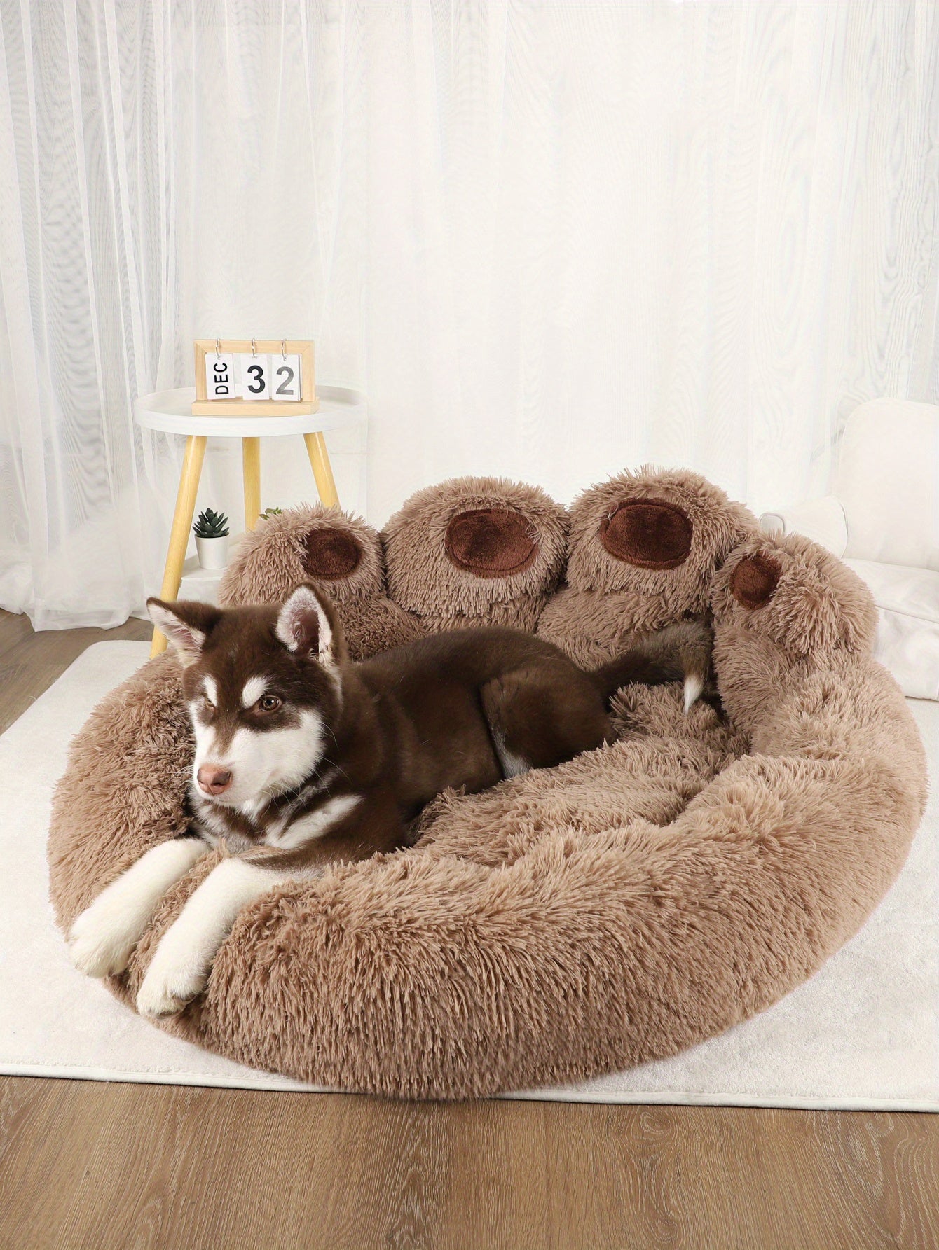 Cama para animais de estimação em formato de pata - de P a XXXL