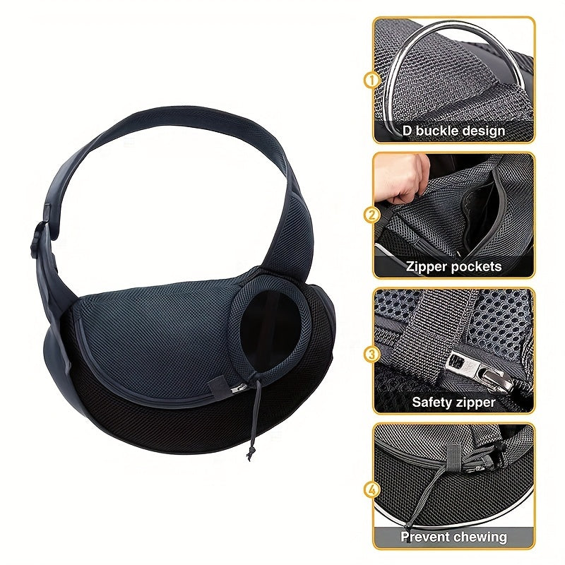 Mochila para pet, malha 100% respirável, segura e confortável