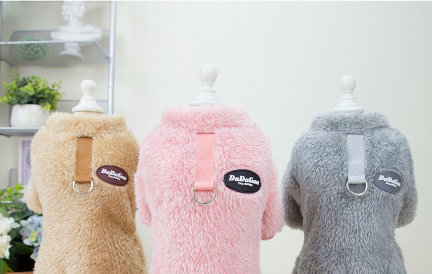 Suéter de lã para petz – macio, quente e pronto para coleira para cães e gatos pequenos