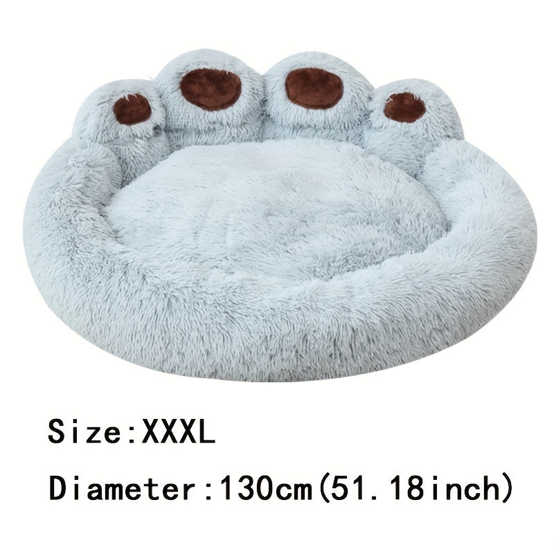 Cama para animais de estimação em formato de pata - de P a XXXL