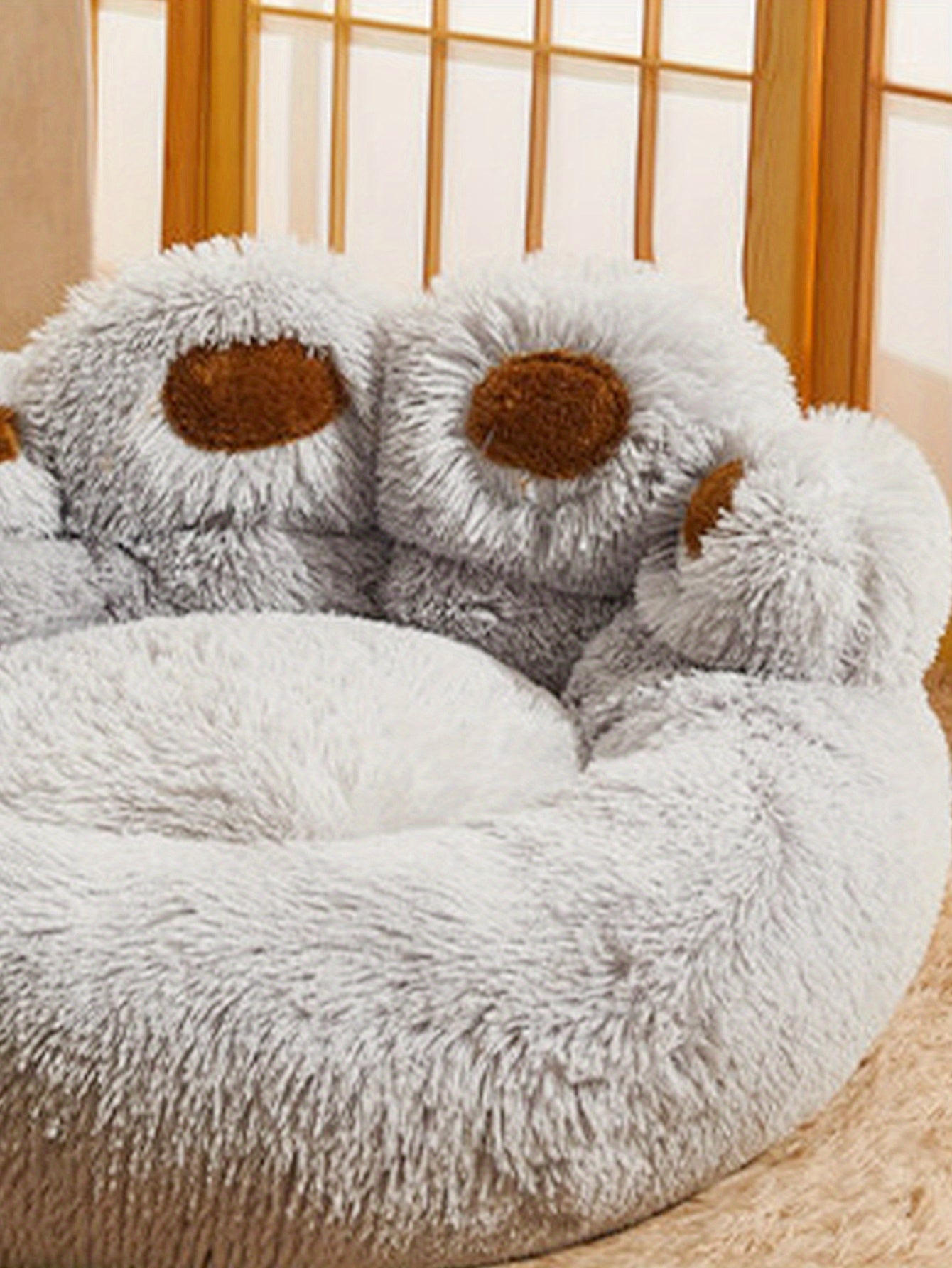 Cama para animais de estimação em formato de pata - de P a XXXL
