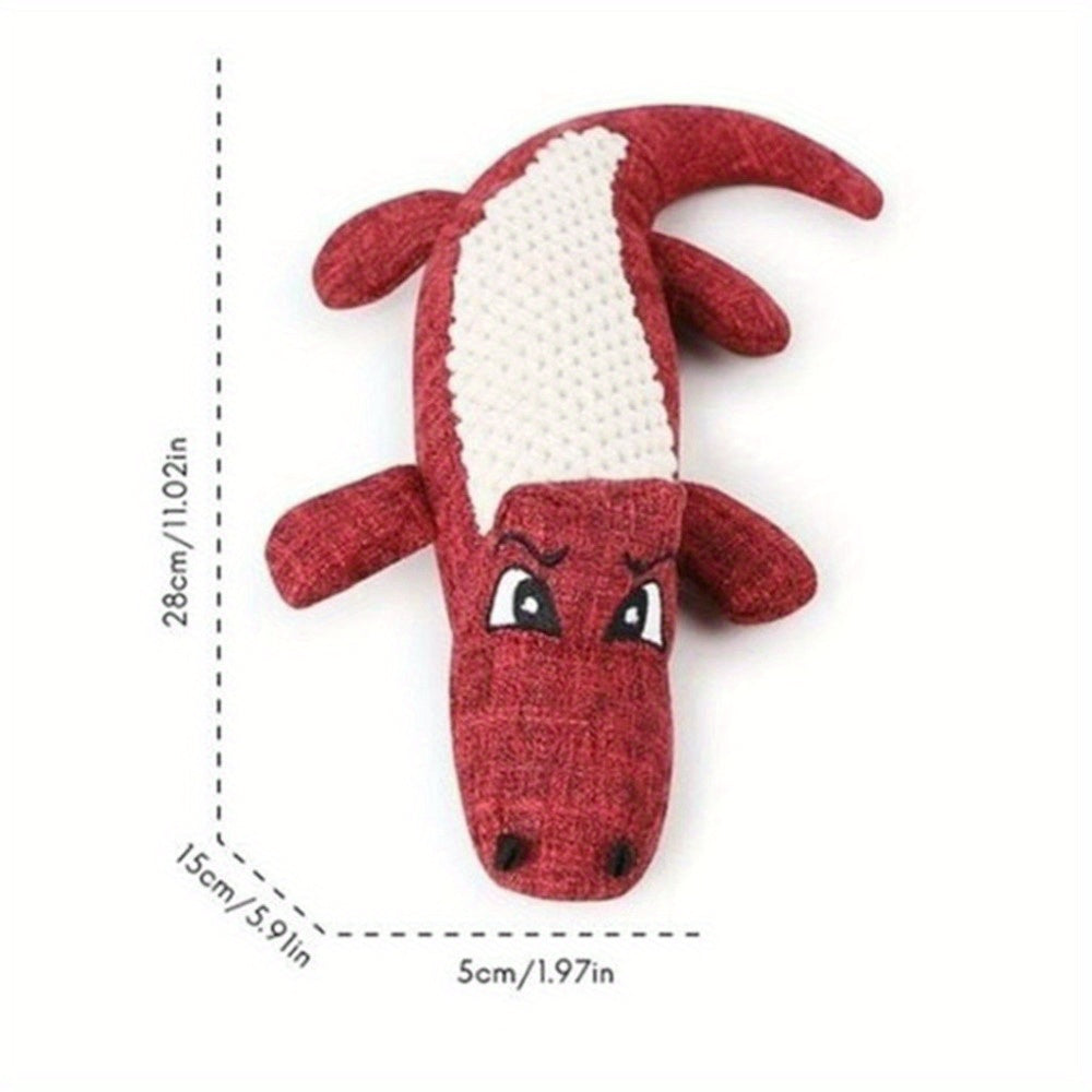 Brinquedo para cachorro com design de crocodilo