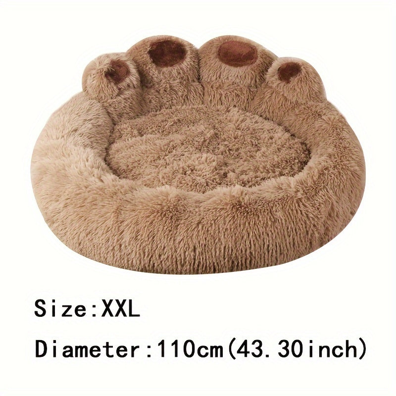 Cama para animais de estimação em formato de pata - de P a XXXL