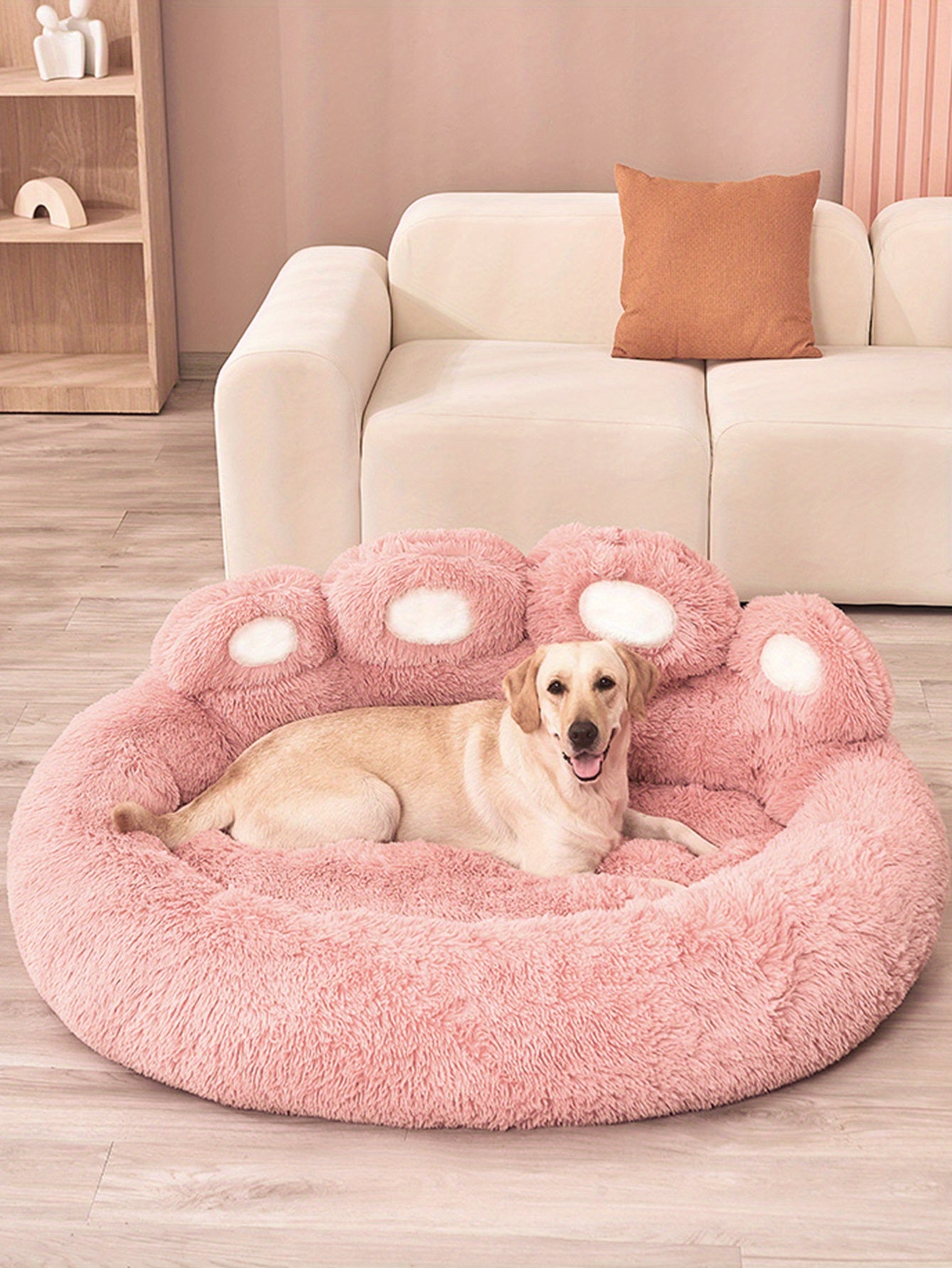 Cama para animais de estimação em formato de pata - de P a XXXL