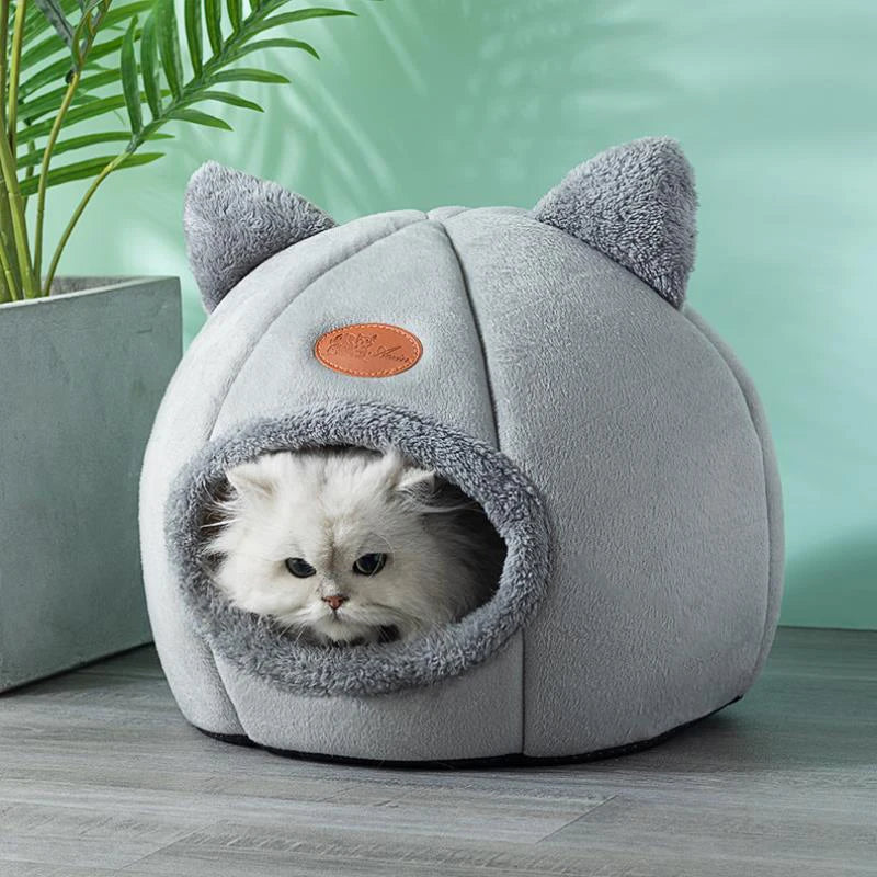 Cama Caverna para Gatos Deep Sleep – Ninho Quente e Aconchegante para Gatos e Cães Pequenos