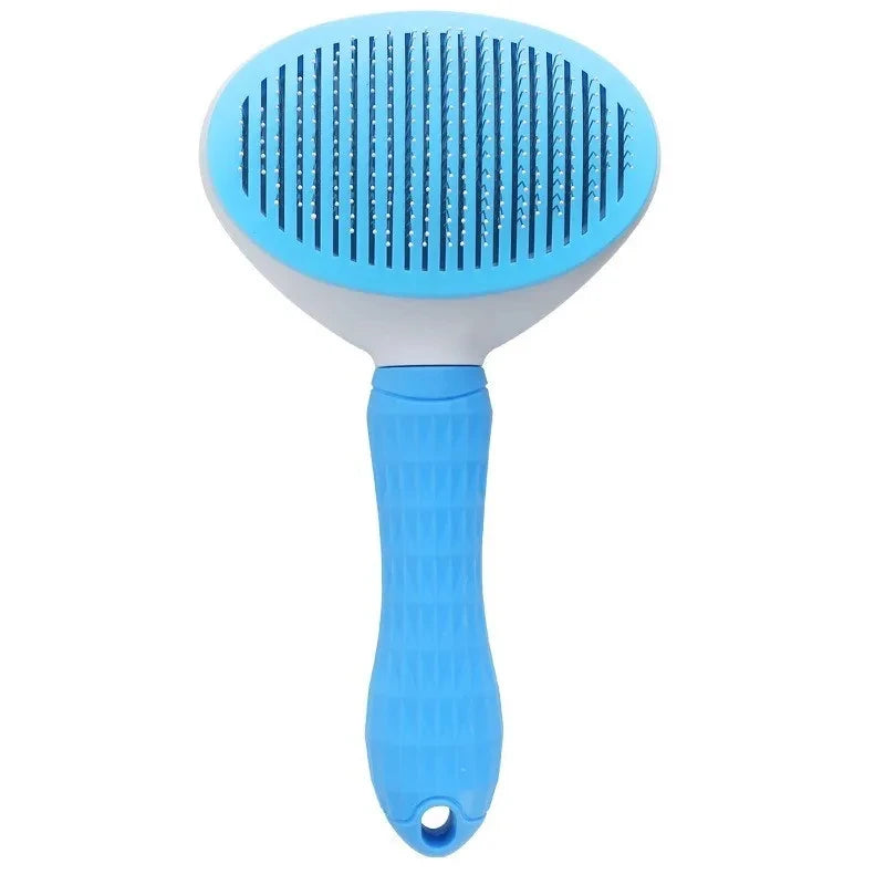 Escova Pet Autolimpante – Remove Pelos com um Clique!