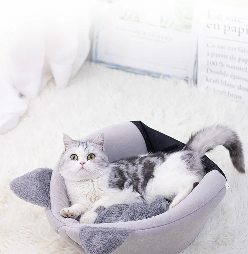 Cama Caverna para Gatos Deep Sleep – Ninho Quente e Aconchegante para Gatos e Cães Pequenos
