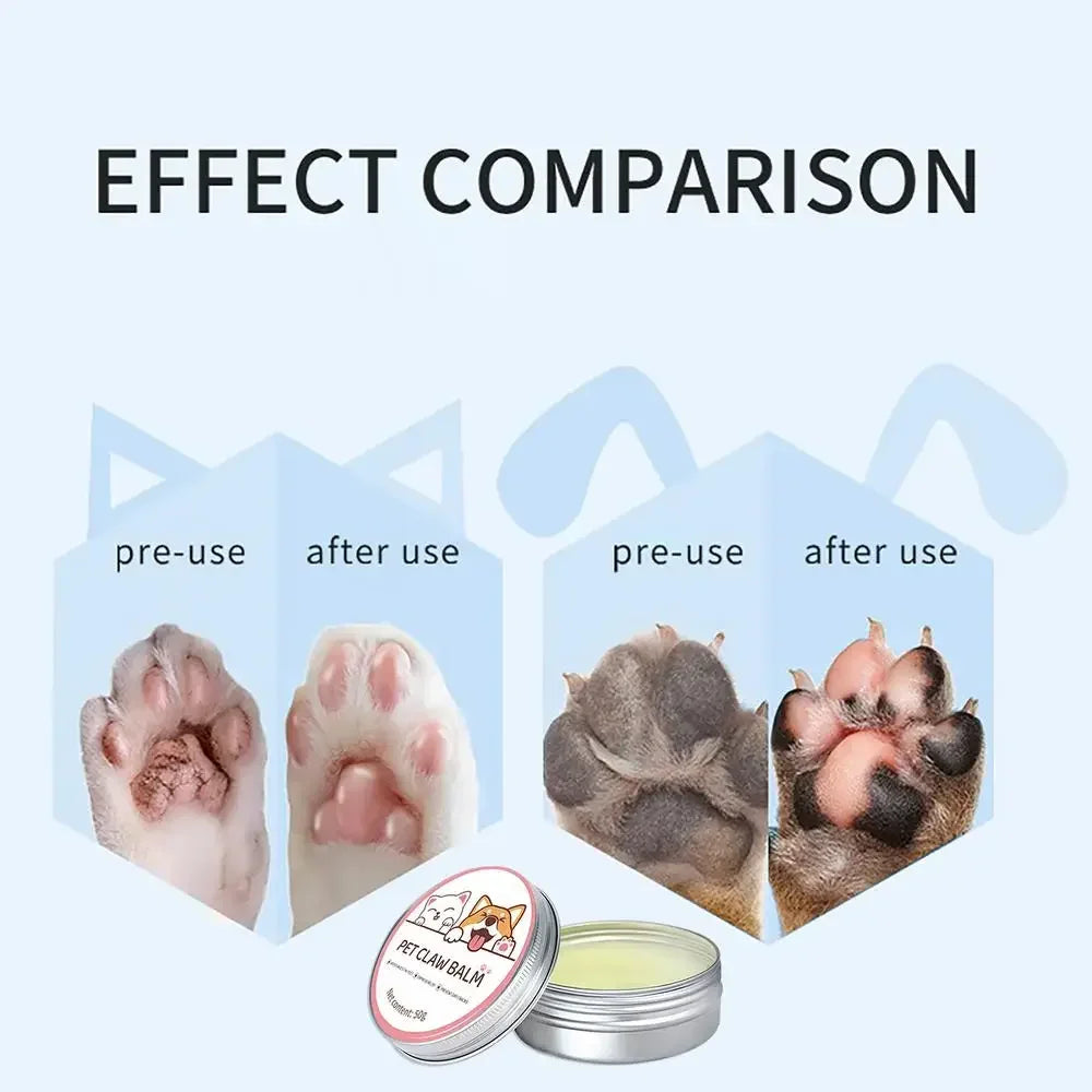Bálsamo Hidratante para Patas e Focinho de Cães e Gatos – 50g | Proteção, Hidratação e Reparação Contra Rachaduras