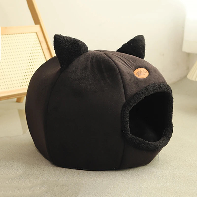 Cama Caverna para Gatos Deep Sleep – Ninho Quente e Aconchegante para Gatos e Cães Pequenos