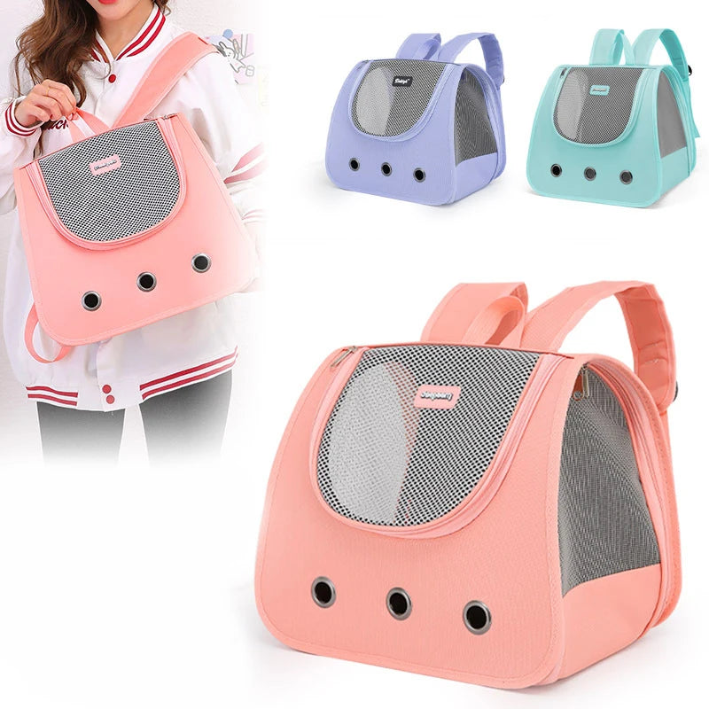 Mochila Pet 270° Panorâmica – Nylon 35×26×30 cm