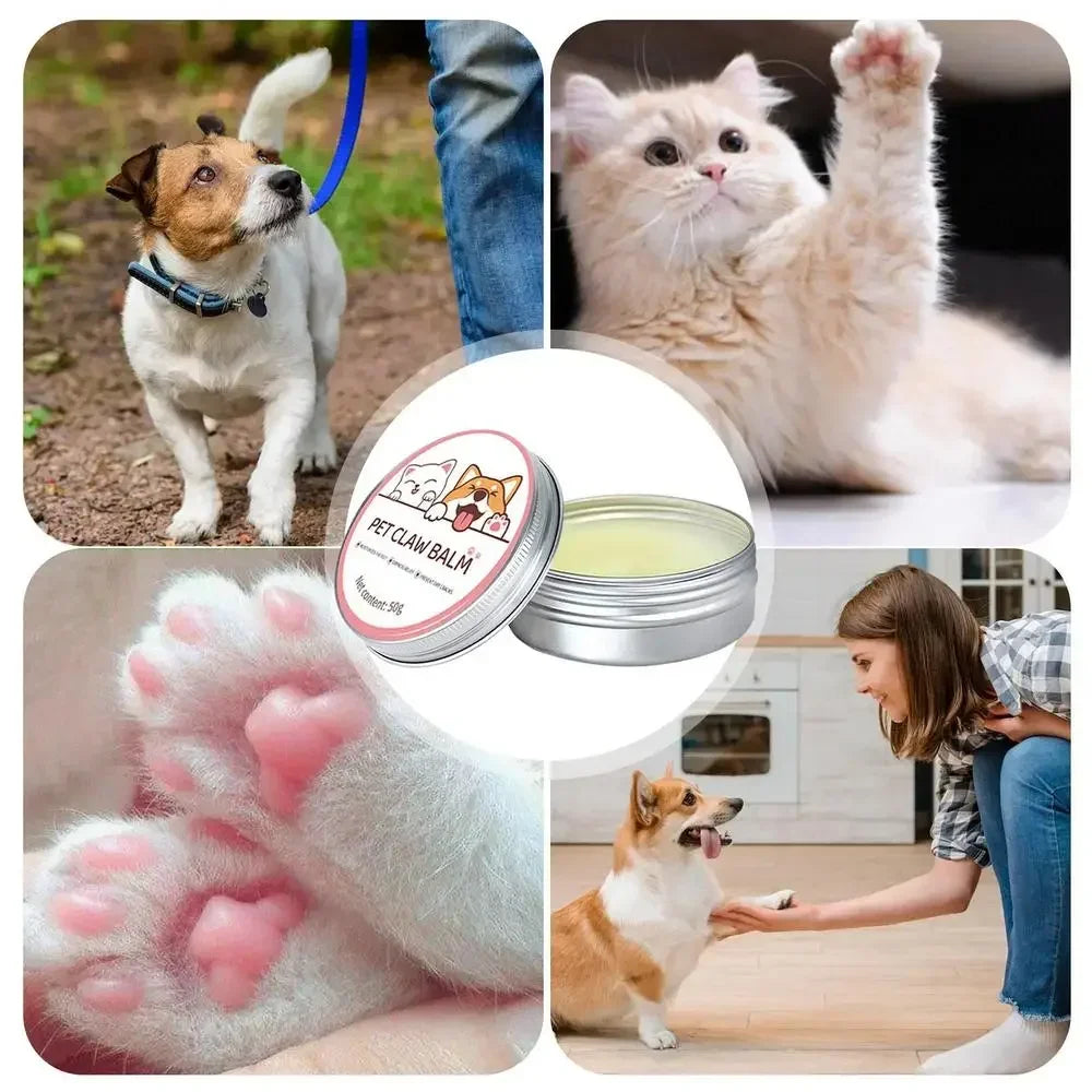 Bálsamo Hidratante para Patas e Focinho de Cães e Gatos – 50g | Proteção, Hidratação e Reparação Contra Rachaduras