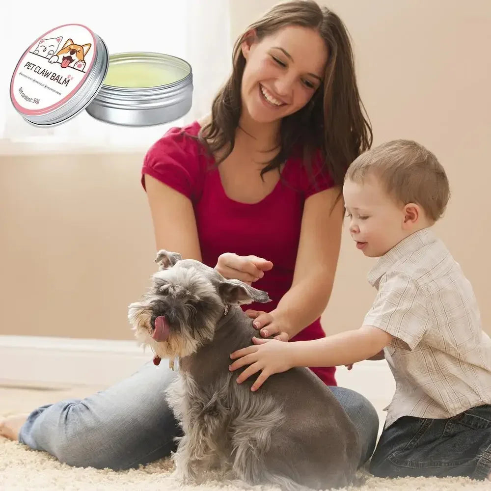 Bálsamo Hidratante para Patas e Focinho de Cães e Gatos – 50g | Proteção, Hidratação e Reparação Contra Rachaduras