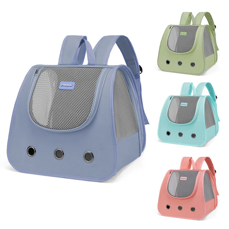 Mochila Pet 270° Panorâmica – Nylon 35×26×30 cm