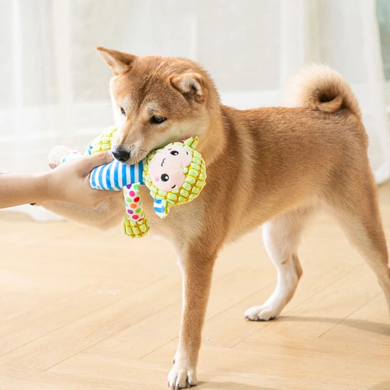 Brinquedo engraçado e alegre para cachorro