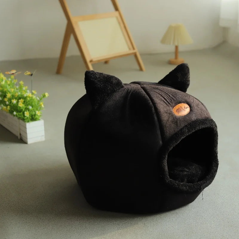 Cama Caverna para Gatos Deep Sleep – Ninho Quente e Aconchegante para Gatos e Cães Pequenos
