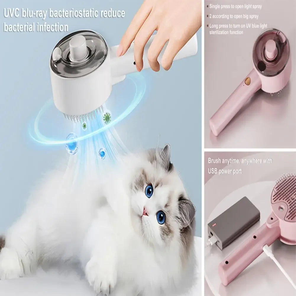 Escova de vapor sofisticada para seus amados Petz