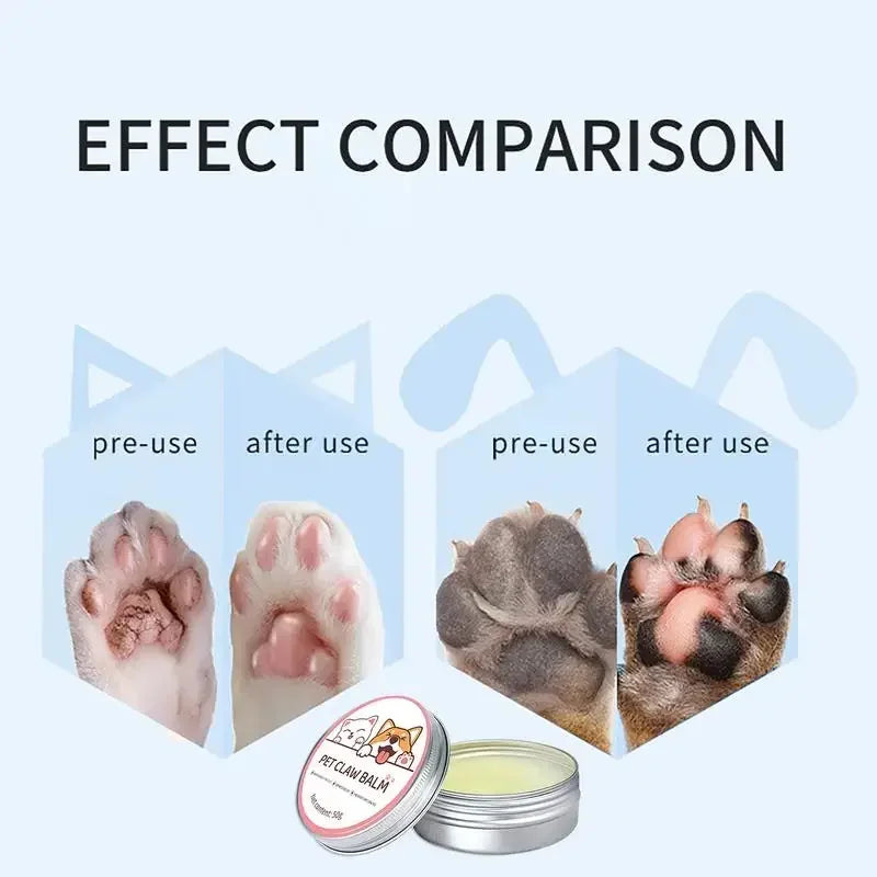 Bálsamo Hidratante para Patas e Focinho de Cães e Gatos – 50g | Proteção, Hidratação e Reparação Contra Rachaduras