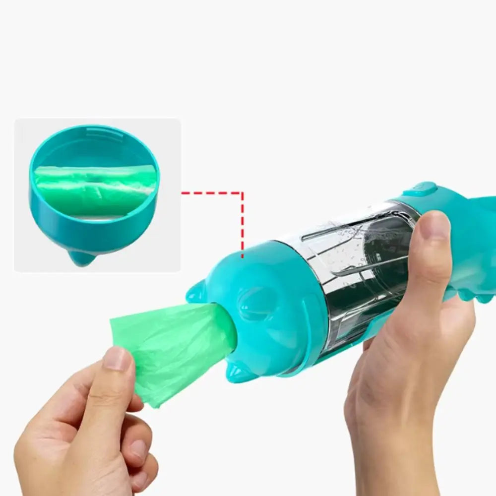 Bebedor Portátil com Dispenser embutido