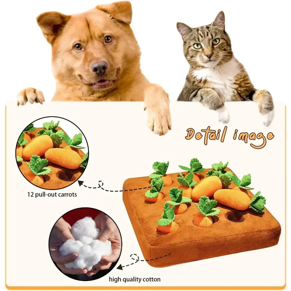 Tapete Interativo para Cães - Fazenda de Cenouras!!