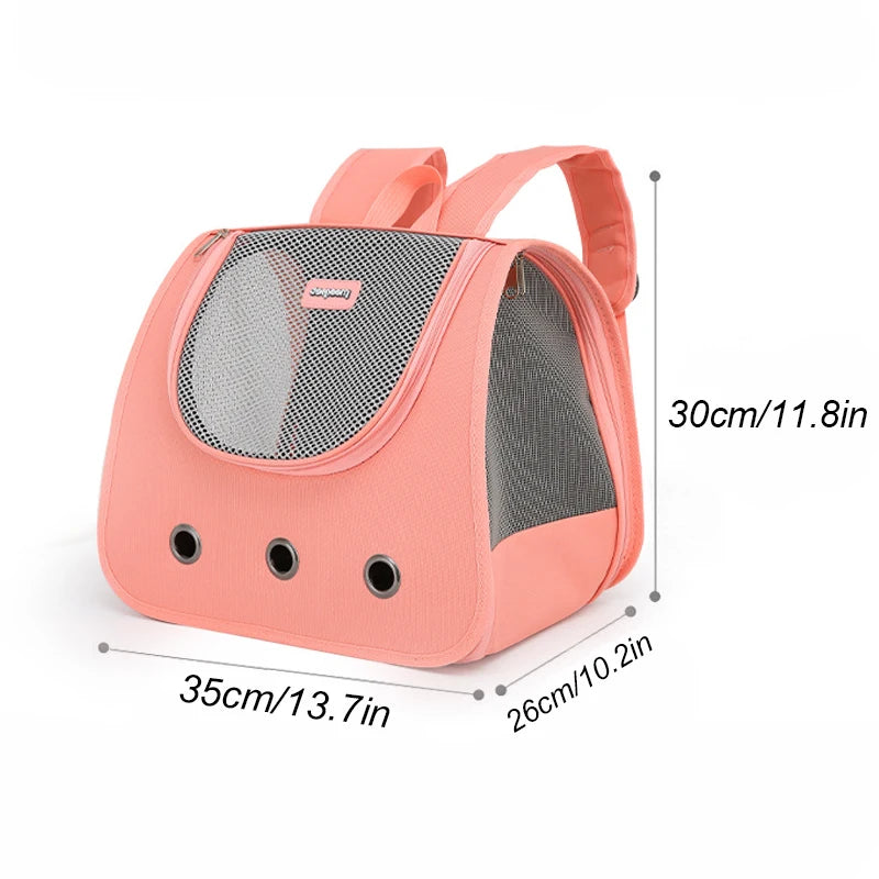 Mochila Pet 270° Panorâmica – Nylon 35×26×30 cm