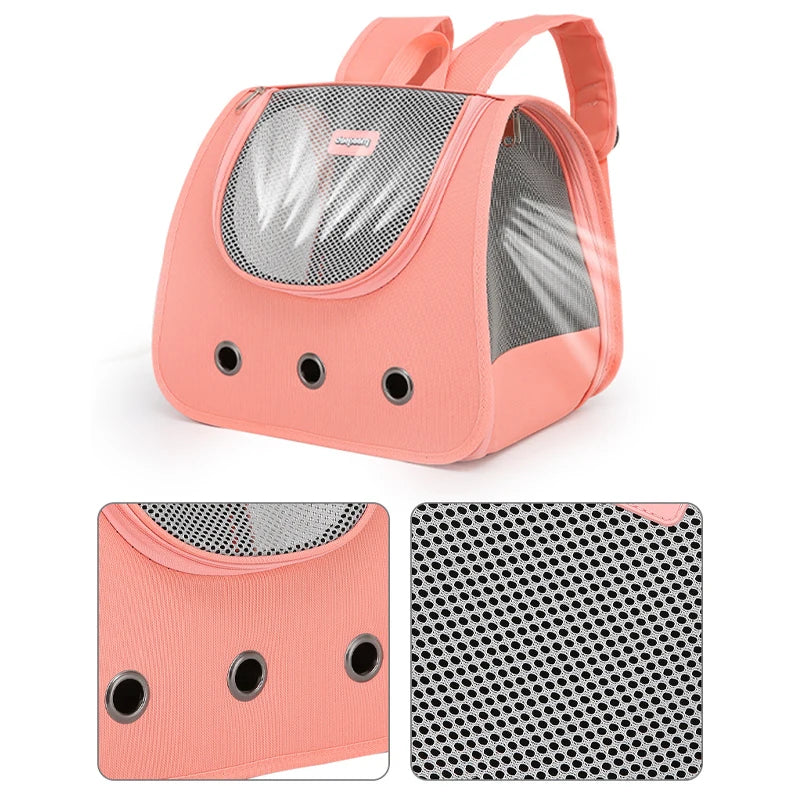 Mochila Pet 270° Panorâmica – Nylon 35×26×30 cm