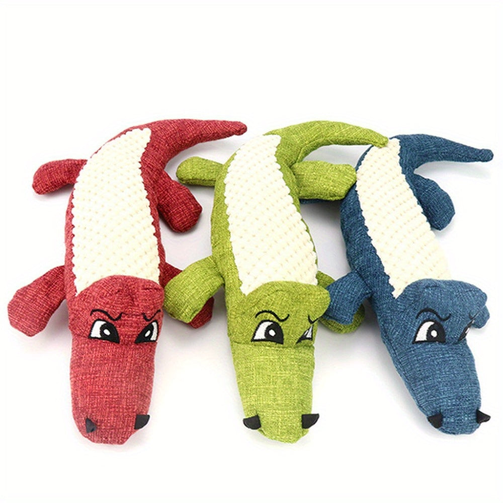Brinquedo para cachorro com design de crocodilo