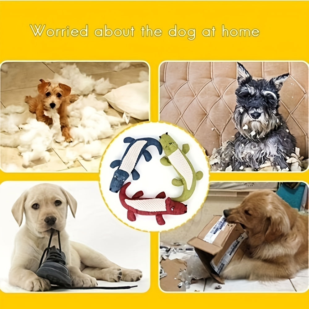 Brinquedo para cachorro com design de crocodilo