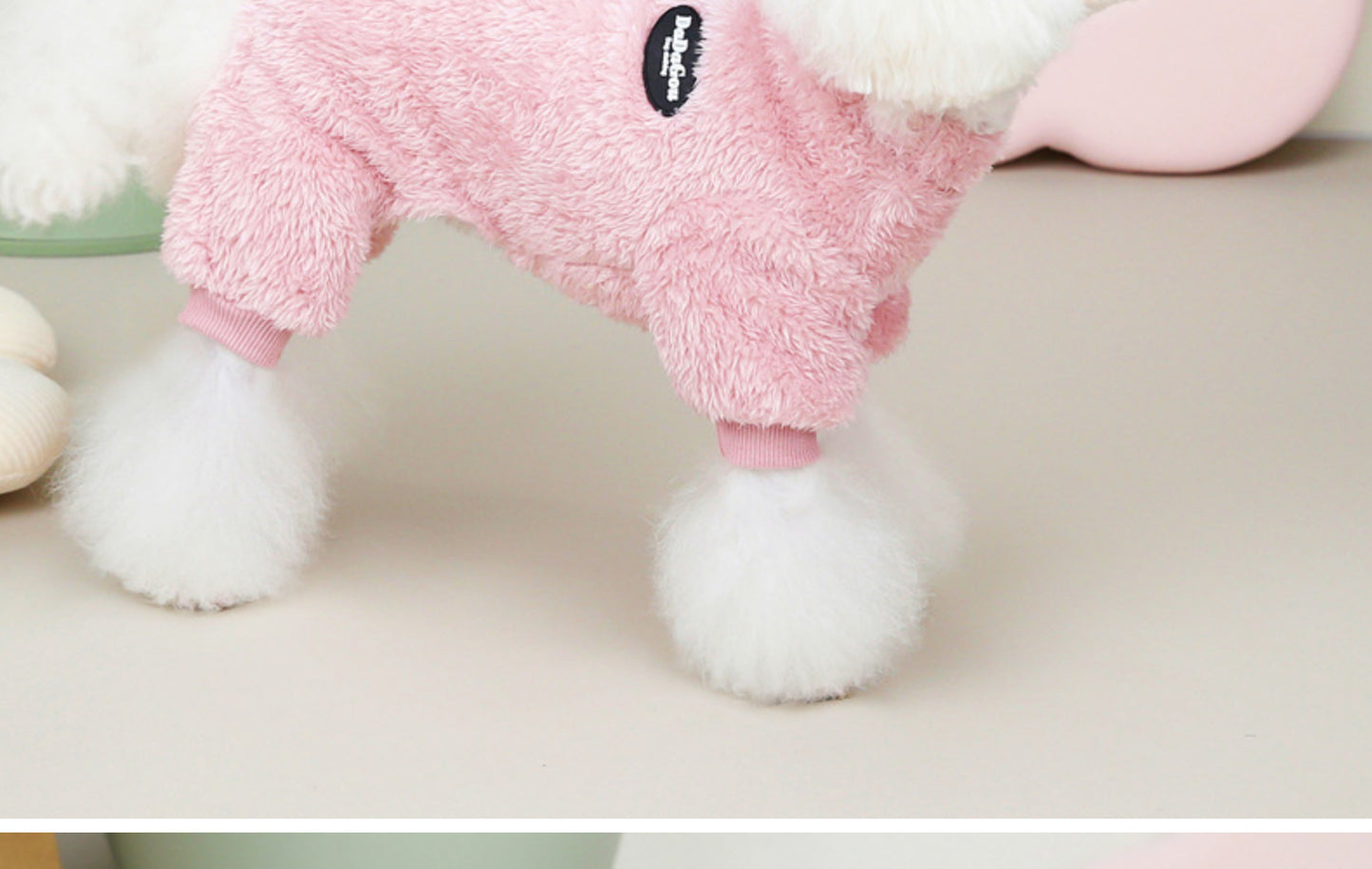 Suéter de lã para petz – macio, quente e pronto para coleira para cães e gatos pequenos