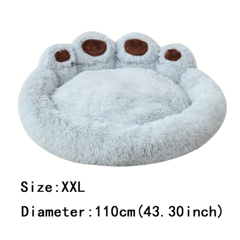 Cama para animais de estimação em formato de pata - de P a XXXL