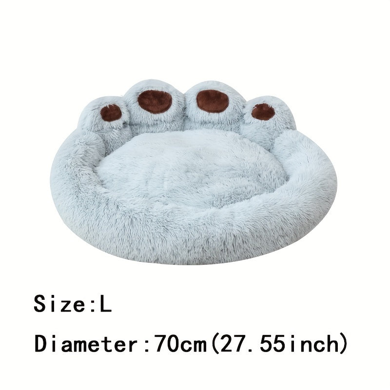 Cama para animais de estimação em formato de pata - de P a XXXL