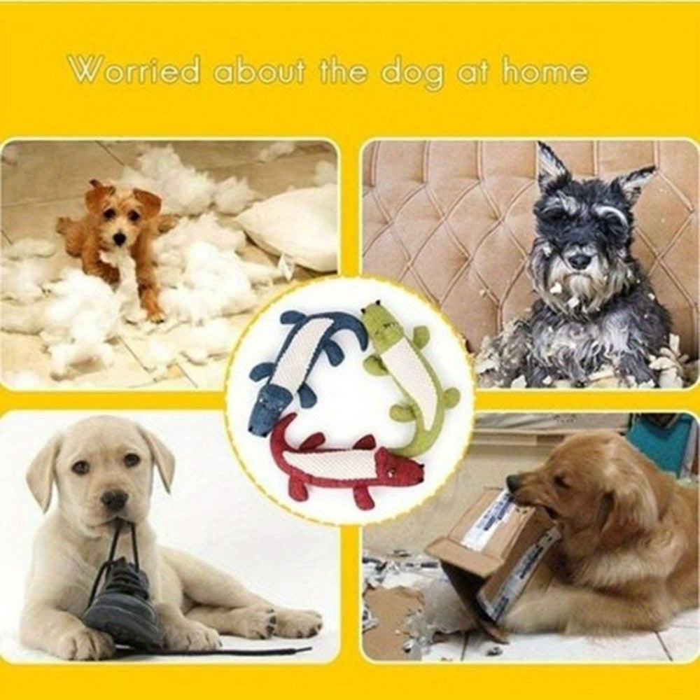 Brinquedo para cachorro com design de crocodilo
