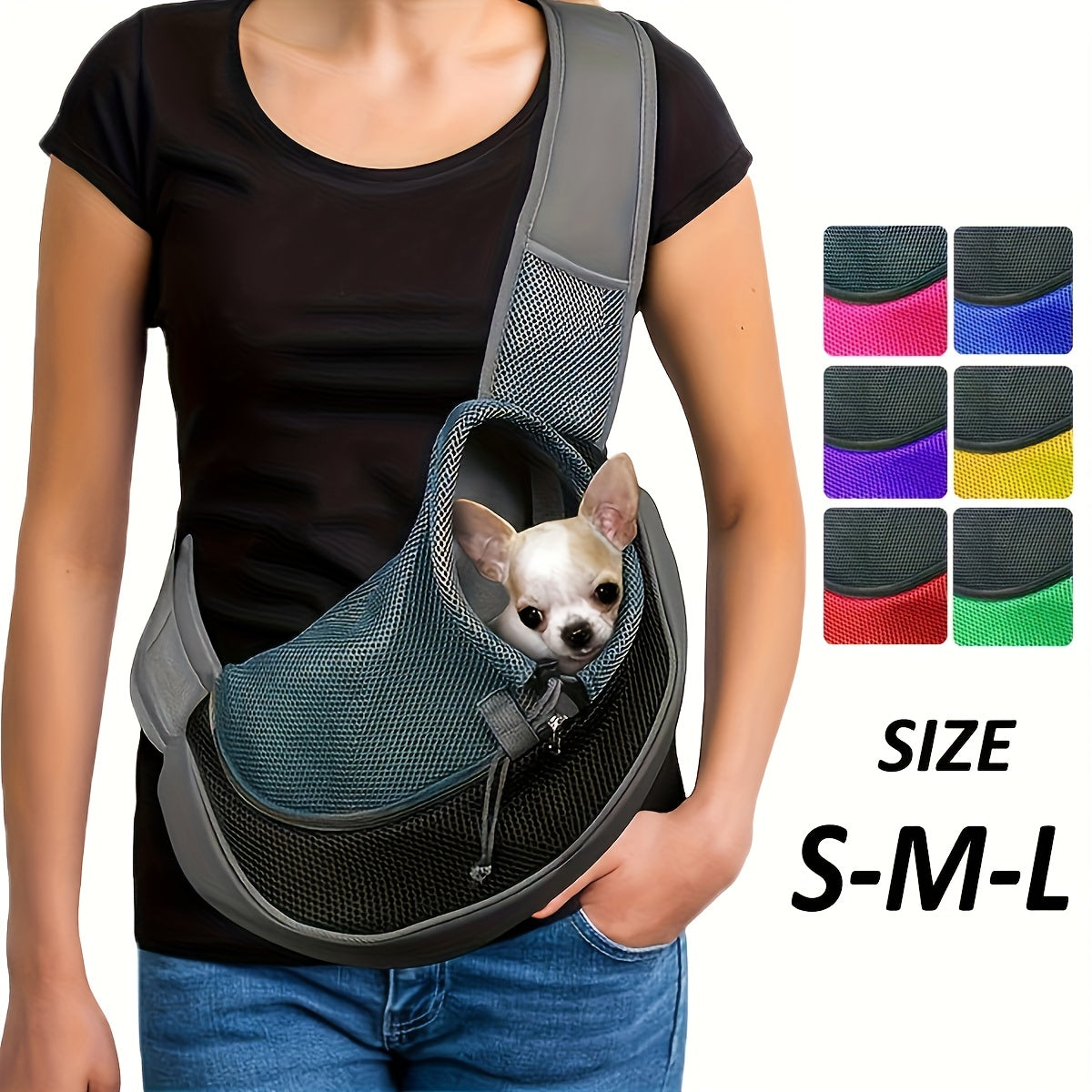 Mochila para pet, malha 100% respirável, segura e confortável