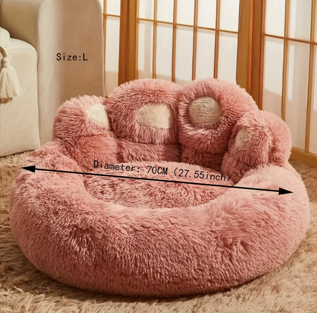 Cama para animais de estimação em formato de pata - de P a XXXL