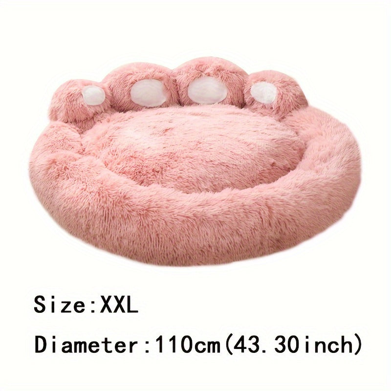Cama para animais de estimação em formato de pata - de P a XXXL