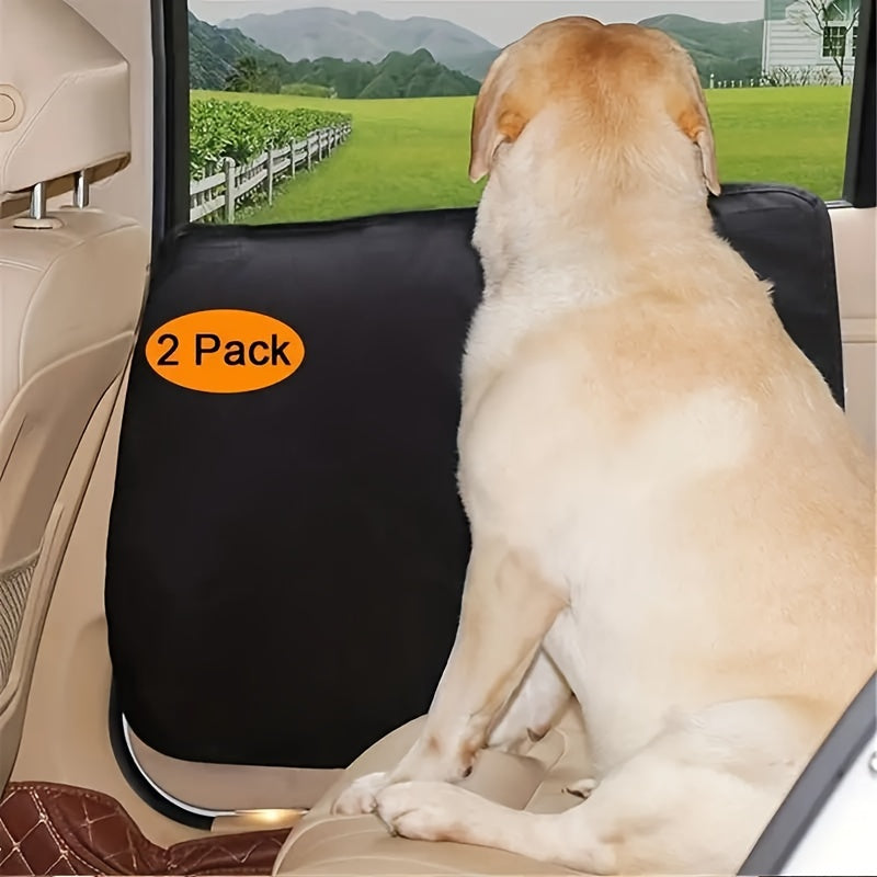 Protetores de porta de carro para cães resistentes a arranhões – fáceis de instalar e prontos para viagens!