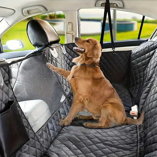 Capa de assento de carro luxuosa para cachorro – à prova de arranhões, antiderrapante e confortável para viagens!