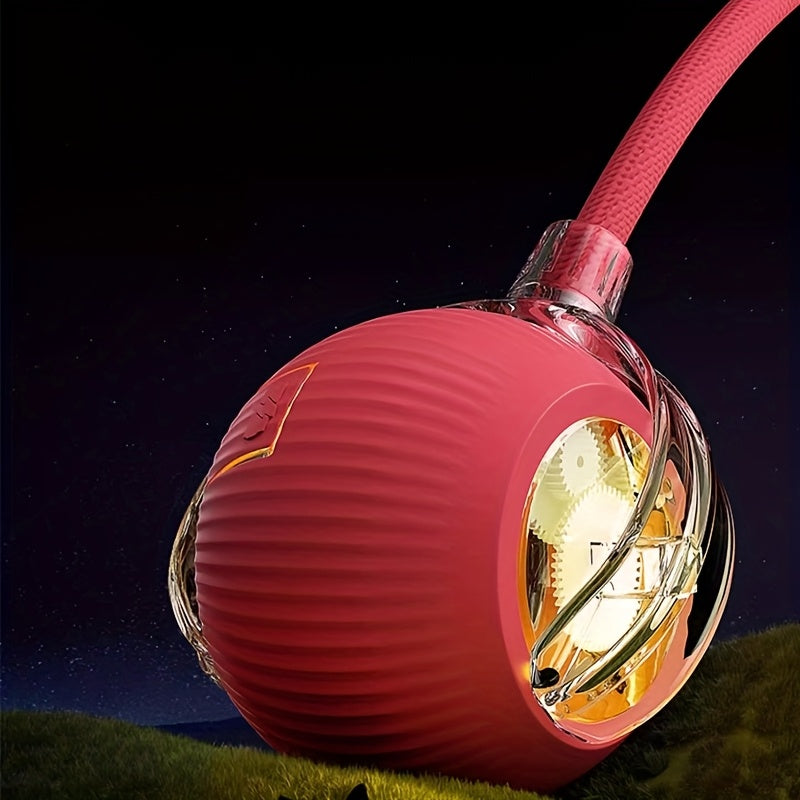 Bola de brinquedo autorolante com luzes LED