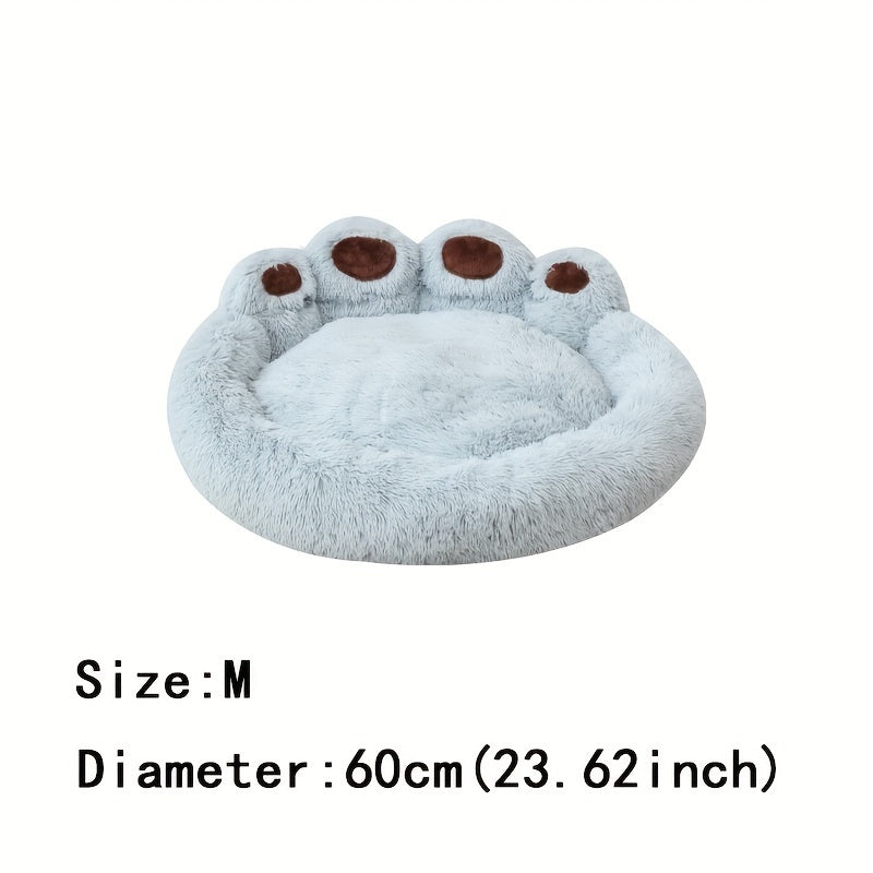 Cama para animais de estimação em formato de pata - de P a XXXL