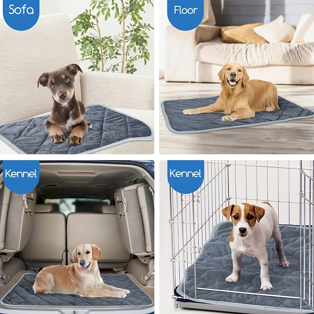 Tapete autoaquecido para animais de estimação – lavável, antiderrapante e ultraconfortável para dias frios!