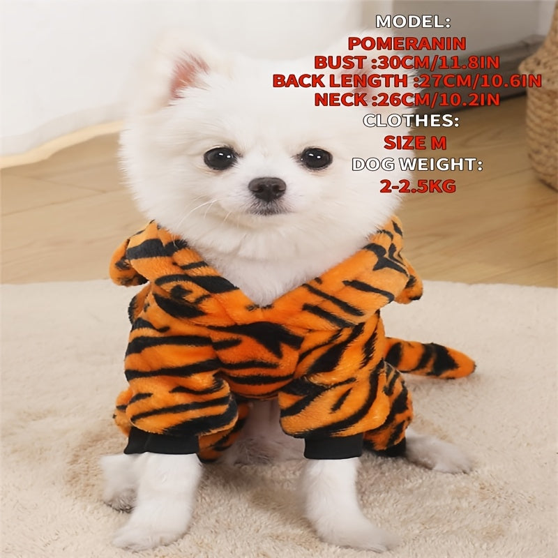 WRAUUU!!! Moletom com capuz quentinho e fofo para pets - Perfeito para o inverno