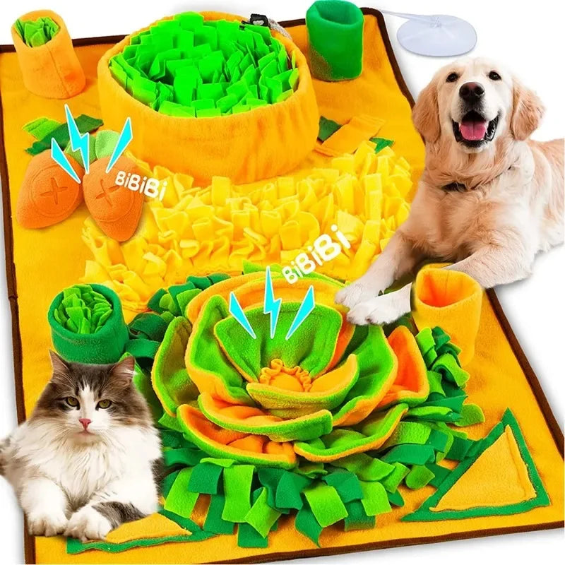 Tapete de Farejamento Grande para Cães – Brinquedo Interativo, Alimentação Lenta e Redução de Ansiedade
