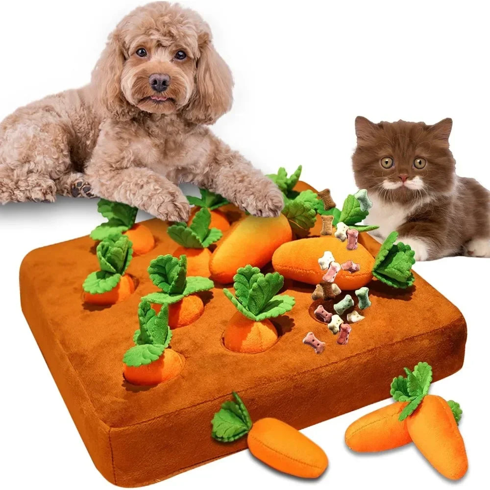 Tapete Interativo para Cães - Fazenda de Cenouras!!