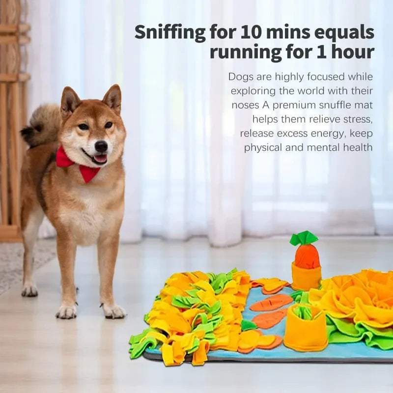 Tapete de Farejamento Grande para Cães – Brinquedo Interativo, Alimentação Lenta e Redução de Ansiedade