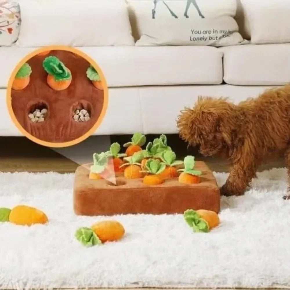 Tapete Interativo para Cães - Fazenda de Cenouras!!
