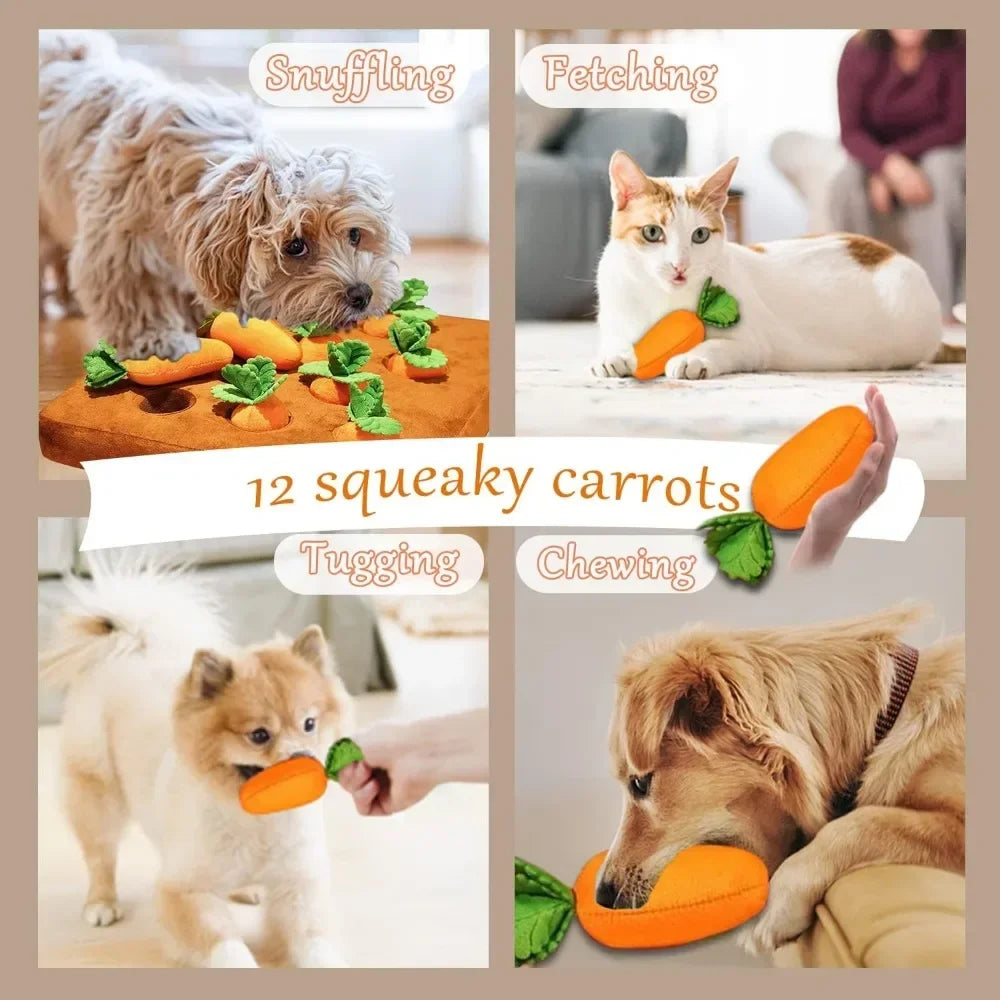 Tapete Interativo para Cães - Fazenda de Cenouras!!